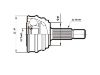 Gelenksatz, Antriebswelle CV Joint Kit:171 407 311