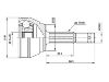 Jeu de joints, arbre de transmission CV Joint Kit:07837456