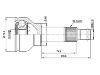 Jeu de joints, arbre de transmission CV Joint Kit:27H7567