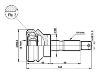 Juego de articulación, árbol de transmisión CV Joint Kit:17H8600