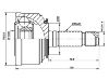 Jeu de joints, arbre de transmission CV Joint Kit:44305-SB2-751