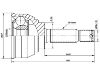 Juego de articulación, árbol de transmisión CV Joint Kit:MB297560