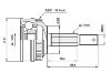 Gelenksatz, Antriebswelle CV Joint Kit:374175