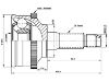 Jeu de joints, arbre de transmission CV Joint Kit:G043-25-600D