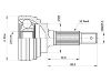 Gelenksatz, Antriebswelle CV Joint Kit:43410-12171