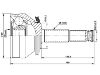 Jeu de joints, arbre de transmission CV Joint Kit:39101-55A00