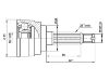 Jeu de joints, arbre de transmission CV Joint Kit:44101-60B20