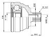 Juego de articulación, árbol de transmisión CV Joint Kit:701 407 321B