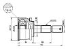 Jeu de joints, arbre de transmission CV Joint Kit:39100-01B02