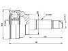 Gelenksatz, Antriebswelle CV Joint Kit:G024-25-500