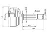 Jeu de joints, arbre de transmission CV Joint Kit:MB297872