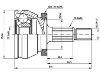 Jeu de joints, arbre de transmission CV Joint Kit:4000642