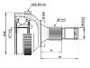 Jeu de joints, arbre de transmission CV Joint Kit:3272.E5