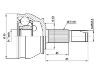 Jeu de joints, arbre de transmission CV Joint Kit:60589273