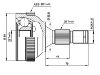 Jeu de joints, arbre de transmission CV Joint Kit:3272.E4