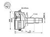 球笼修理包 CV Joint Kit:46307108