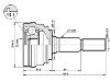 Jeu de joints, arbre de transmission CV Joint Kit:7837075