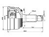 Jeu de joints, arbre de transmission CV Joint Kit:44010-SR1-003