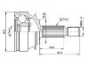 Gelenksatz, Antriebswelle CV Joint Kit:34349050