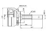 Jeu de joints, arbre de transmission CV Joint Kit:39100-60Y15