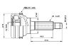 ремкомплект граната CV Joint Kit:93741015