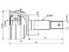 Jeu de joints, arbre de transmission CV Joint Kit:43420-87721