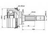 Jeu de joints, arbre de transmission CV Joint Kit:43410-02040