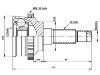 CV Joint Kit:F079-22-610A