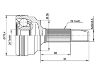 ремкомплект граната CV Joint Kit:43470-59025