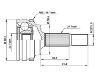 球笼修理包 CV Joint Kit:43470-59115