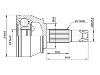 Gelenksatz, Antriebswelle CV Joint Kit:46308067