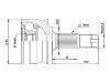 Jeu de joints, arbre de transmission CV Joint Kit:46308000