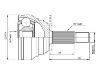 Juego de articulación, árbol de transmisión CV Joint Kit:15-1466