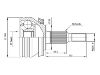 Juego de articulación, árbol de transmisión CV Joint Kit:7H0 407 321A