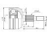 Juego de articulación, árbol de transmisión CV Joint Kit:7H0 407 321C