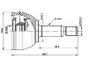 Jeu de joints, arbre de transmission CV Joint Kit:4512587