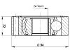 Gelenksatz, Antriebswelle CV Joint Kit:16-1017