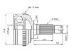 Gelenksatz, Antriebswelle CV Joint Kit:TFB001054EVA