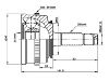 Gelenksatz, Antriebswelle CV Joint Kit:44306-SD4-952