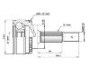 ремкомплект граната CV Joint Kit:43460-09290