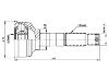 Gelenksatz, Antriebswelle CV Joint Kit:43410-87701