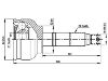 Gelenksatz, Antriebswelle CV Joint Kit:7232-20041