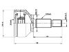 Jeu de joints, arbre de transmission CV Joint Kit:4166906