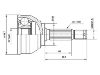 ремкомплект граната CV Joint Kit:49508-23B00