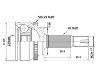 ремкомплект граната CV Joint Kit:43470-09A14