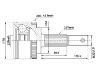 Gelenksatz, Antriebswelle CV Joint Kit:39211-BM526