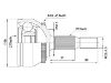 Gelenksatz, Antriebswelle CV Joint Kit:30611947