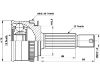 Gelenksatz, Antriebswelle CV Joint Kit:49500-1C060