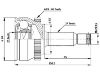 CV Joint Kit:49501-2E400