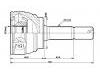 Jeu de joints, arbre de transmission CV Joint Kit:39211-BC50J